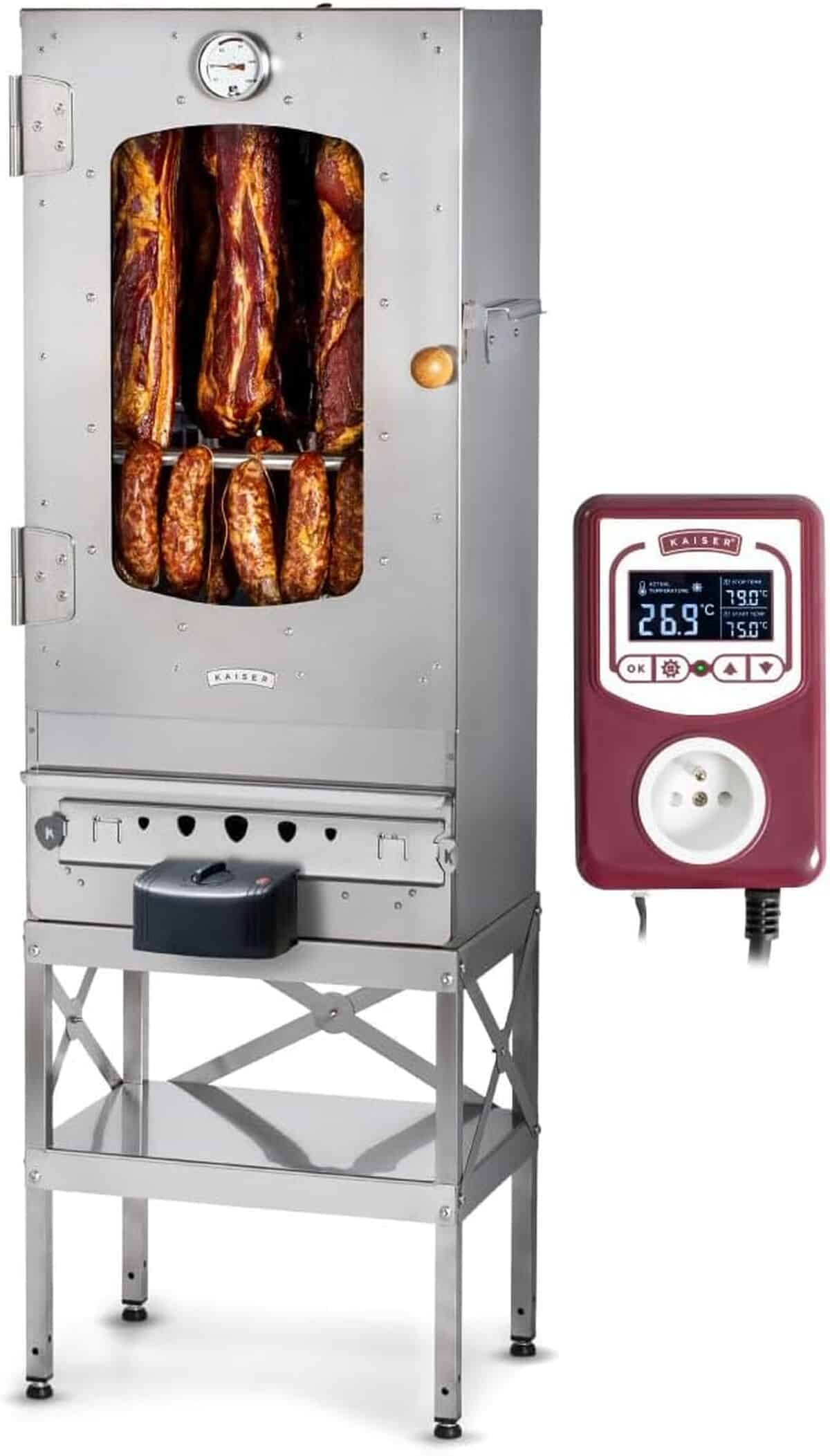 Test : fumoir électrique KAISER COMPANY 50 SET en acier inoxydable