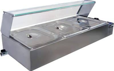 Test : vitrine bain marie KuKoo à 3 bacs GN 1/2