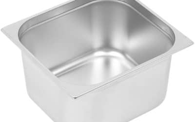 Test : bac gastro GN 2/3 inox – profond 150 mm, 13 L