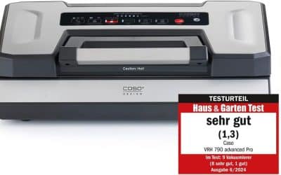 Test : machine sous vide CASO VRH 790 advanced Pro, performance avancée