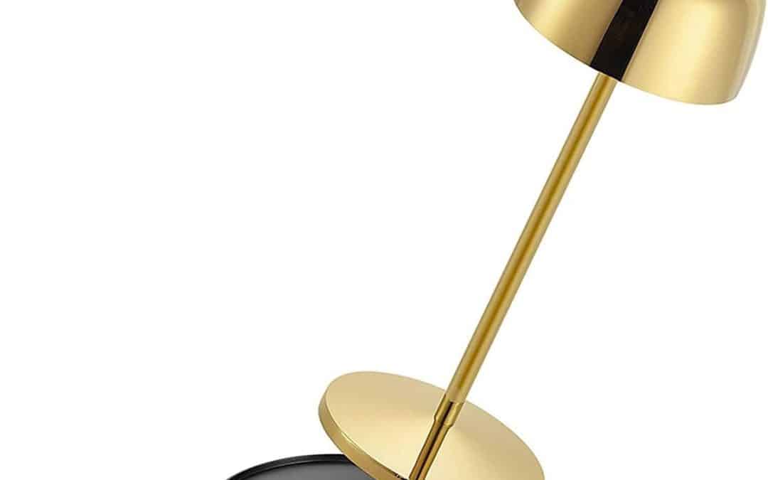 Test de la lampe de table LED LVL THETA sans fil rechargeable