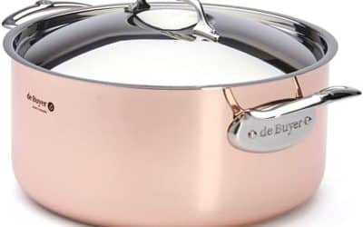 Test du faitout De Buyer 6442.28 en cuivre-inox ø 28 cm