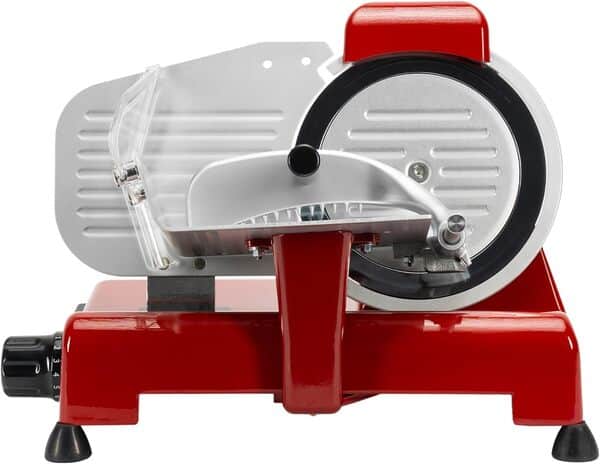 RGV Special Edition 20 Trancheuse à charcuterie, fabriquée en Italie, lame Ø 200 mm, aluminium, rouge