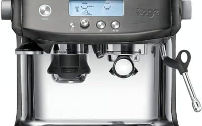 Test de la machine à café Sage The Barista Pro noir : mousseur à lait manuel en acier inoxydable