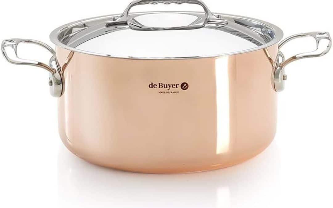 Test du faitout cuivre-inox De Buyer 6442.24, ø 24 cm