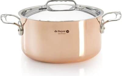 Test du faitout cuivre-inox De Buyer 6442.24, ø 24 cm