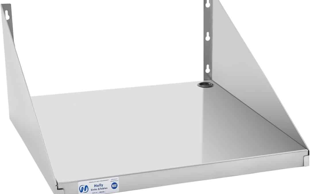 Test : étagère murale flottante Hally en acier inoxydable pour appareils lourds