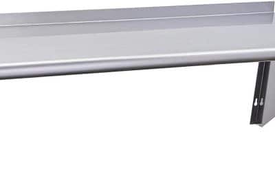 Test : étagère murale Profeeshaw en acier inoxydable avec dosseret pour cuisine et garage