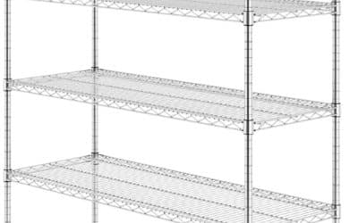 Test : étagère SafeRacks réglable en fil d&rsquo;acier