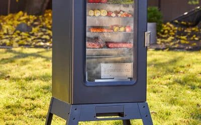 Test : fumoir électrique East Oak 30&Prime;, bleu nuit, avec télécommande