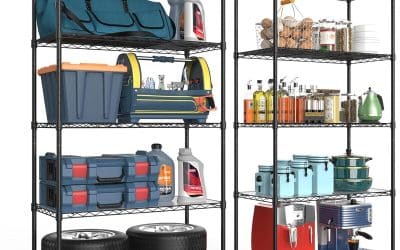 Test : étagères métalliques NSF à 5 niveaux, robustesse et polyvalence