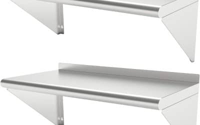 Test : étagères murales Steelbus en acier inoxydable 30, 5 x 91, 4 cm