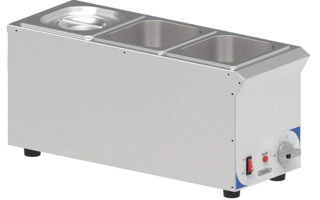 Test du Casselin CBMS316V : bain marie à sauce compact 3 x GN 1/6