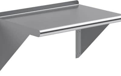 Test : étagère murale Express KitchQuip en acier inoxydable robustesse 61 x 40, 6 cm