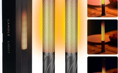 Test : sEHNLICH bougies LED sans fil (gris platine)