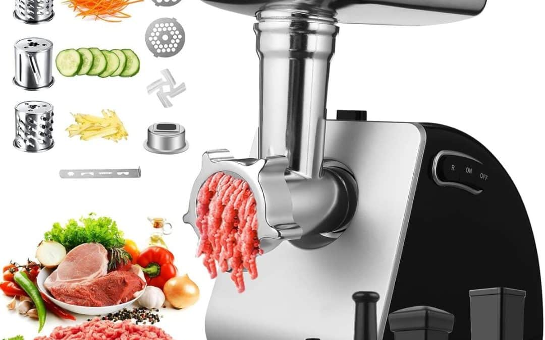 Test du robot hachoir à viande électrique 2000W : 5-en-1 incontournable