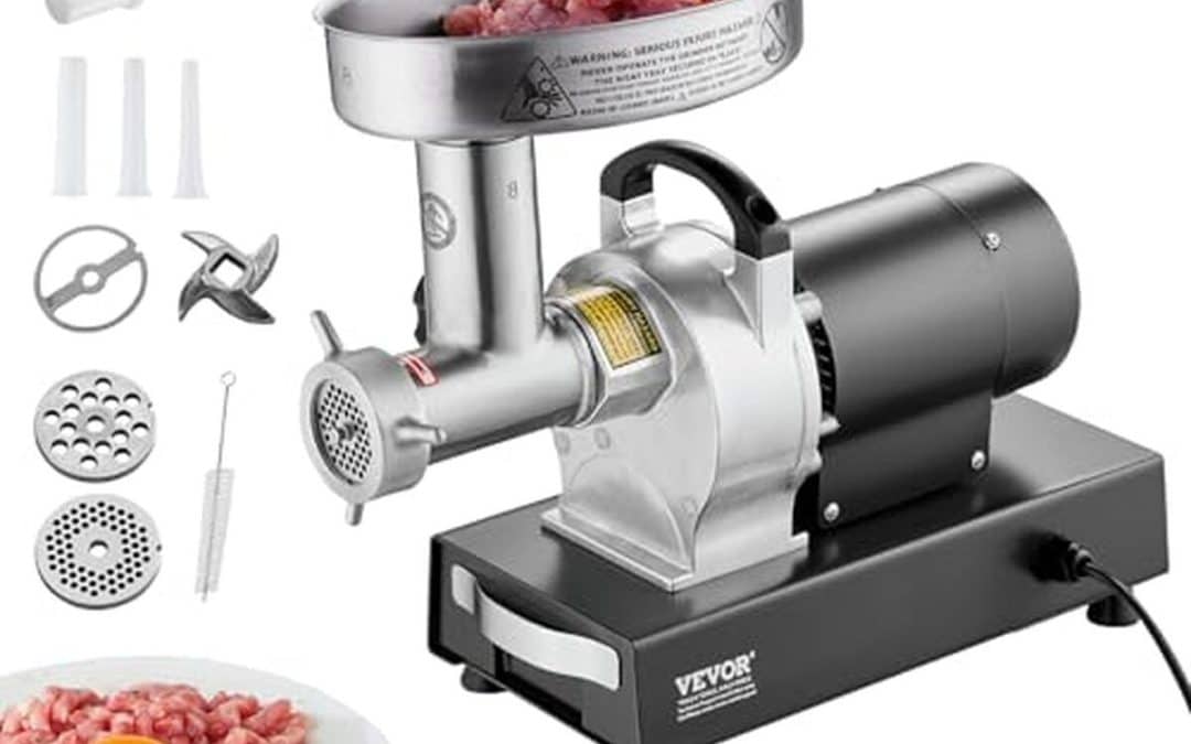 Test du hachoir à viande électrique VEVOR 2, 7 kg/min