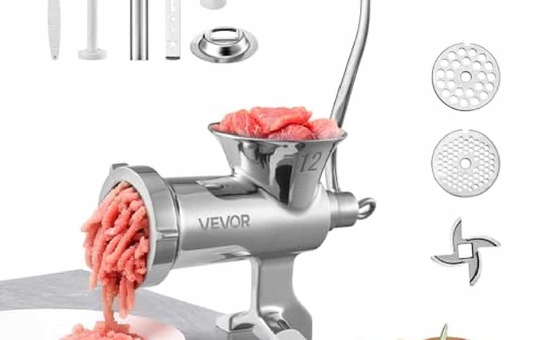 Test du hachoir VEVOR manuel inox alimentaire : performance et robustesse