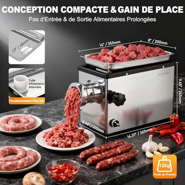 Découvrez notre test du hachoir multifonctions Anatole 950W : performance, avis avisés et conseils pour un usage optimal