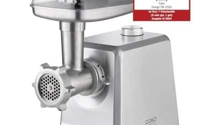 Test : hachoir à viande CASO FW 2500 – puissant moteur 2500 W