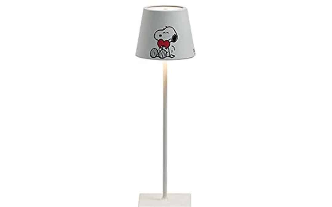 Test : lampes à poser Poldina x Peanuts de Zafferano, modèle Heart